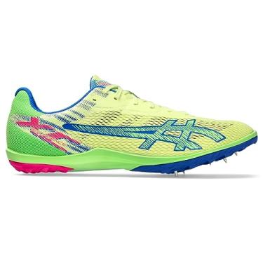 Imagem de ASICS Tênis unissex adulto Resurgence XC Track & Field, Lagartixa amarela/verde brilhante, 45