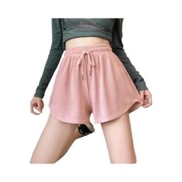 Imagem de Calças De Pijama De Cintura Alta E Perna Larga plus Size Para Mulheres