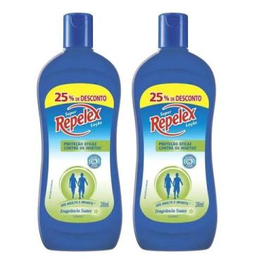 Imagem de Repelente Loção Suave Repelex Squeeze 200ml Dengue kit c/2