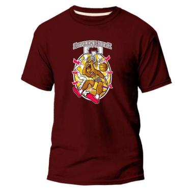 Imagem de Camiseta Basica Algodão Premium Estampa Digital Basquete Ext - Pavesi,