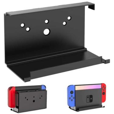 Imagem de appacare Metal Switch Wall Mount Compatible for Nintendo Switch and Nintendo Switch OLED,Mounts Switch 1 by TV