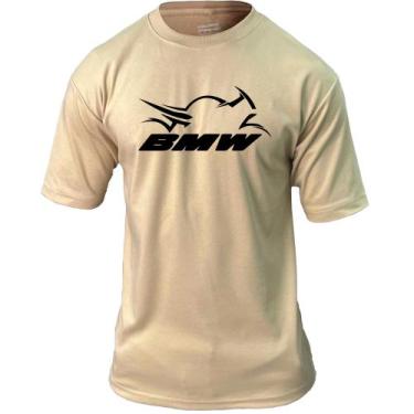 Imagem de Camiseta camisa masculina moto bmw motociclista mecânico - Dogs, Caqui