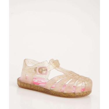 Imagem de Sandália Infantil Tiras Glitter Colorê-03160, 22, Dourado