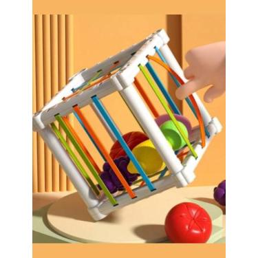 Imagem de Cubo Divertido com Elástico Brinquedo Educativo Brinquedo Pedagógico C