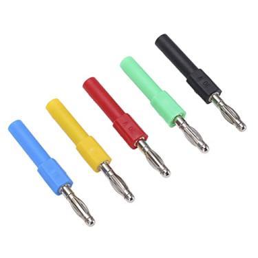 Imagem de Acouto 5 PCS J.20012 Conjunto de Conector de Plugue Banana 4 Mm Macho para 2 Mm Fêmea Adaptador para Multímetro e Eletrônicos