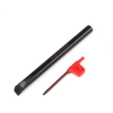 Imagem de Luqeeg Suporte de Barra de Mandrilar de Torno Durável Com Inserção CCMT0602 para Máquinas-ferramentas CNC, Tamanho Compacto para Profissionais de Oficina