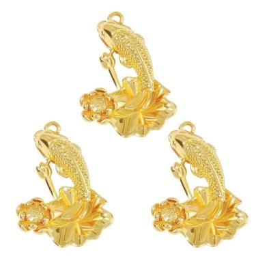 Imagem de Coiris Pingente de Peixe Dourado 3D Animal Marinho DIY Pulseira, Brincos, Miçangas e Decorações para Fazer Joias