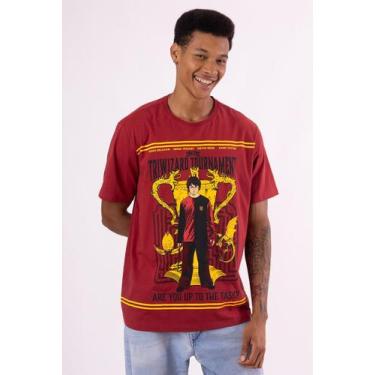 Imagem de Camiseta Harry Potter Triwizard Tournament - Piticas, G, Vinho, Unisse