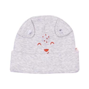 Imagem de Gorro Bebê Menino Cinza Ribana Ursinho Nini & Bambini-Masculino