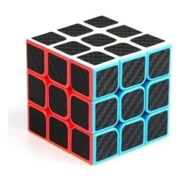 Imagem de Cubo Magico Profissional 3x3x3 Carbon Giros Rápidos Original - Moyu