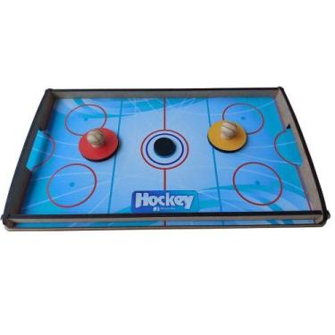 Imagem de Jogo hockey de tabuleiro madeira - MANINHO