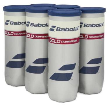 Imagem de Bola de Tênis Babolat Gold Championship Pack com 6 Tubos