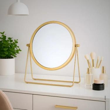 Imagem de Espelho de Mesa Maquiagem Decoração Penteadeira Quadro Vidro - - Feror