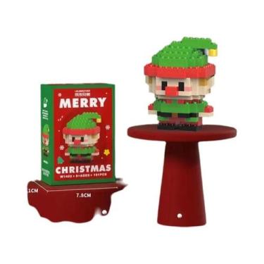 Imagem de Blocos De Montar De Natal Para Crianças, Papai Noel, Brinquedo De Mont