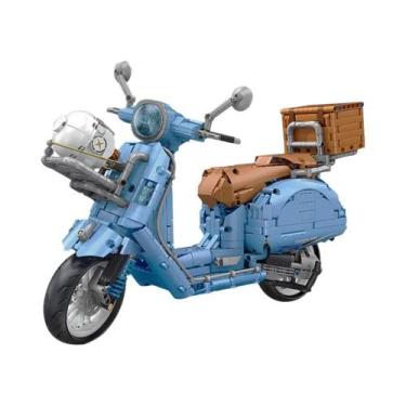 Imagem de Blocos De Montagem Do Modelo De Motocicleta Clássica V Scooter 300, Br