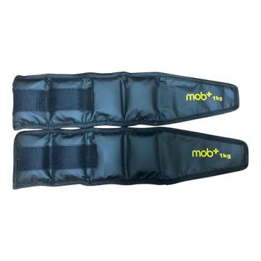 Imagem de Par Caneleira Tornozeleira De Peso Perna 1Kg Mob+ Lord Fitne