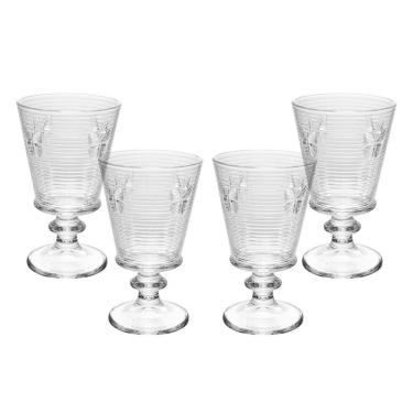 Imagem de Conjunto 4 Taças de Água Lines Butterfly 350Ml Vidro - Wolff