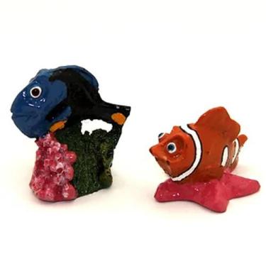 Imagem de Enfeite Para Aquário Kit Nemo e Dory - Fragata
