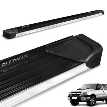 Imagem de Estribo Lateral Blazer 1995 a 2011 Alumínio Preto A4