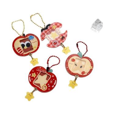 Imagem de Porta-chaves De Acrílico Com Moldura Para Foto De 1 Polegada De Diâmet