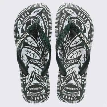 Imagem de Chinelo Havaianas Top Jardim Noturno - Verde-Feminino