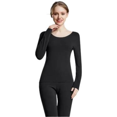 Imagem de Camisa Térmica Feminina Flanelada Manga Comprida Único-Feminino