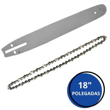 Imagem de Sabre com Corrente para Motosserra a Gasolina 18 Polegadas - IMPORTWAY