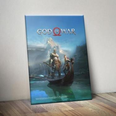 Imagem de Quadro Decorativo Metal God of War 20x26-Unissex