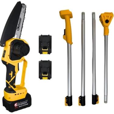 Imagem de Moto Serra A Bateria Mini Serra Eletrica 48v Cabo Extensor Nakasaki