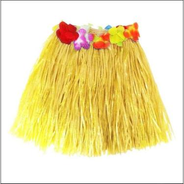 Imagem de Saia havaiana 40cm - GabiJovi, Amarelo