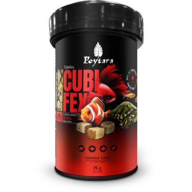 Imagem de Ração Poytara Natural Line Cubifex Tubifex 8 g Peixe Aquario