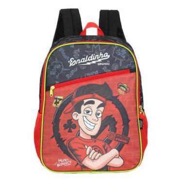 Imagem de Mochila De Costas Infantil Original Up4you Enaldinho, Vermelho