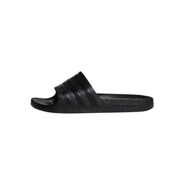 Imagem de Adidas Adilette Aqua Chinelo unissex, Black/White/Black, 12
