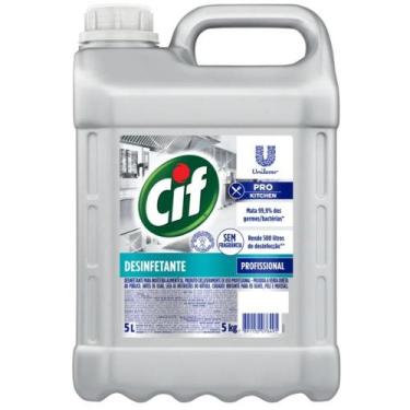 Imagem de Desinfetante Profissional Sem Perfume 5L Cif