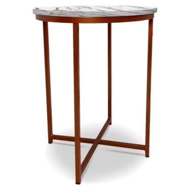 Imagem de Mesa De Canto Alta Gana - Cobre/Vulcano - Genus Móveis, Cobre/Vulcano