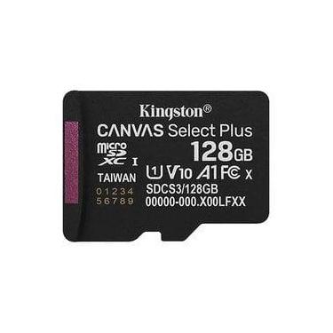 Imagem de Cartão de Memória Micro SD Kingston Canvas Select Plus 128GB 150Mbs - 