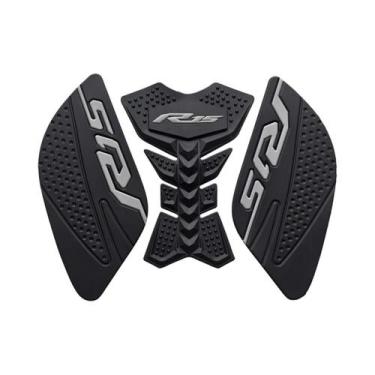 Imagem de Adesivos De Borracha Antiderrapantes Para Tanque Yamaha R15 R15M, Ades