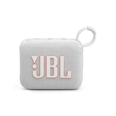 Imagem de Caixa de Som Portátil JBL GO 4 com 4,2 W RMS, Bluetooth 5.3 e Resistência à Água IP67 - Branca