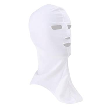 Imagem de Tongina Capuz para mergulho com snorkel masculino, feminino, branco, 32 x 34 cm