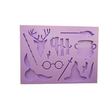 Imagem de Confeitaria dos moldes, R60 Molde de silicone bruxo mágico resina confeitaria