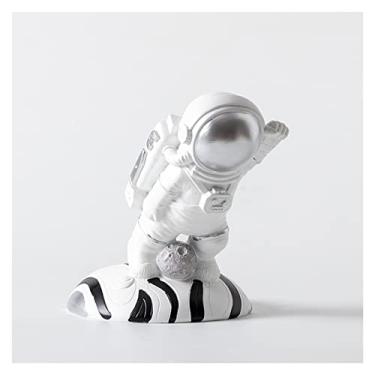 Imagem de Suporte de garrafa de vinho Superman Astronaut Suporte de garrafa de vinho Suporte de garrafa de vinho para bar de vinho, decoração de feriado, suporte empilhável para vinho (cor: B)