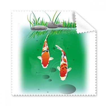 Imagem de Pano de limpeza de peixes chineses Couple Tradition, 5 peças