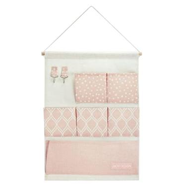 Imagem de Organizador para Pendurar Porta Parede Armário Cabide Guarda Cor:Salmão