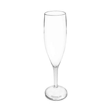 Imagem de Jogo De Taças Krystalon Champagne Transparente Acrílico 6Un