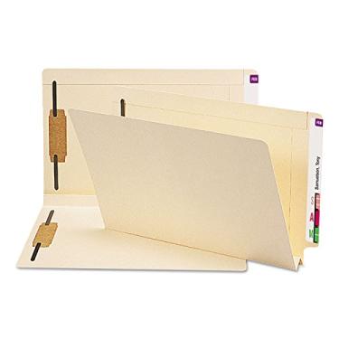 Imagem de Smead 37276 Pastas de expansão pesadas W-Fold Duas fixadoras da guia final da guia Legal Manila 50/Box