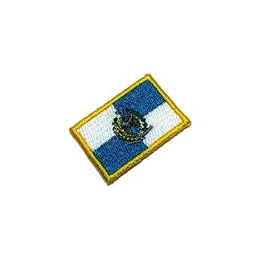 Imagem de BR44 Bandeira Rio de Janeiro Bordado Termo Adesivo - 1 Unidade - Retangular - Patch - Patch de Bandeira