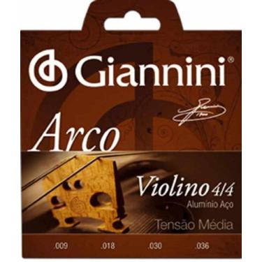 Imagem de Encordoamento Violino Aço Gianini - Giannini