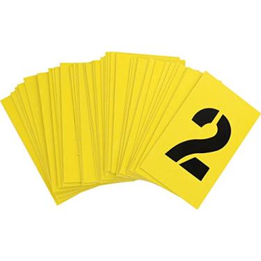 Imagem de Hillman Conjunto de estêncil 847026 de 5 cm, números, letras e pontuação