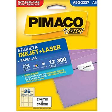 Imagem de Etiqueta Pimaco InkJet + Laser - A5Q-2337