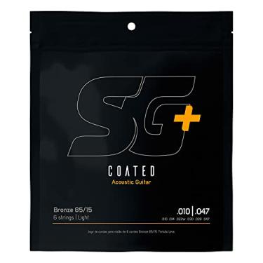 Imagem de Encordoamento 010 Coated SG Aço Bronze 85 15 para Violão .010 - .047